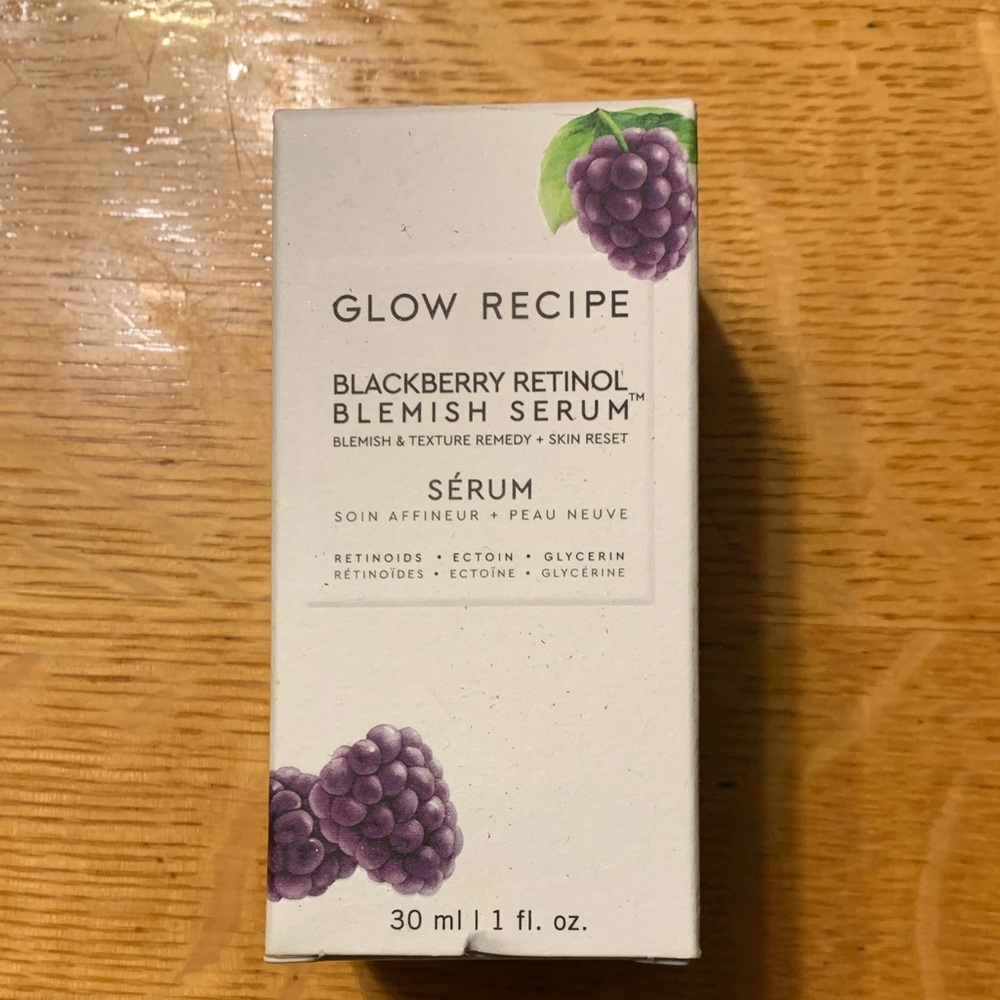 Glow Recipe Blackberry Retinol Blemish Serum - Cream
